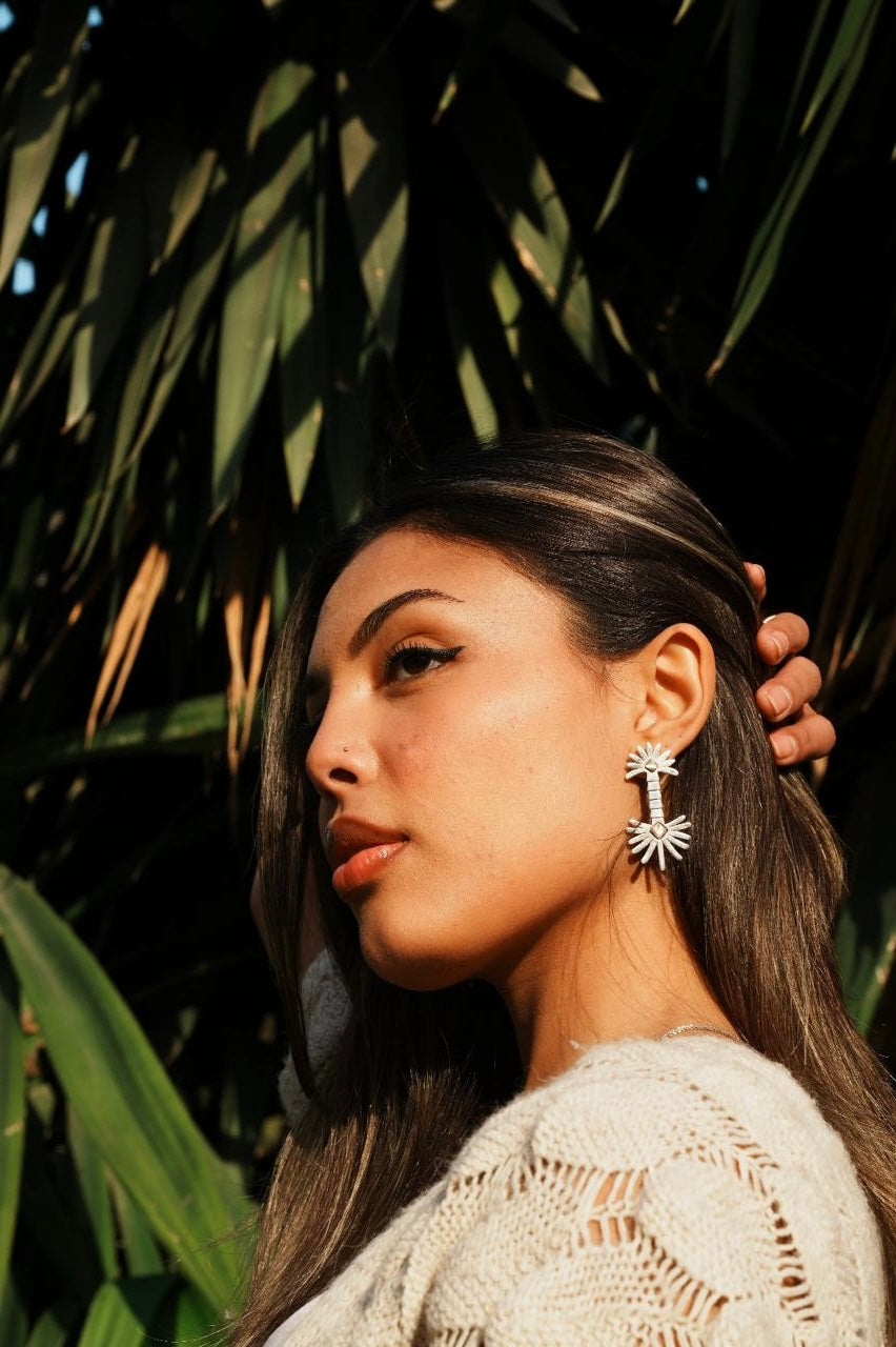Palm Earrings
