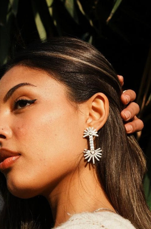 Palm Earrings