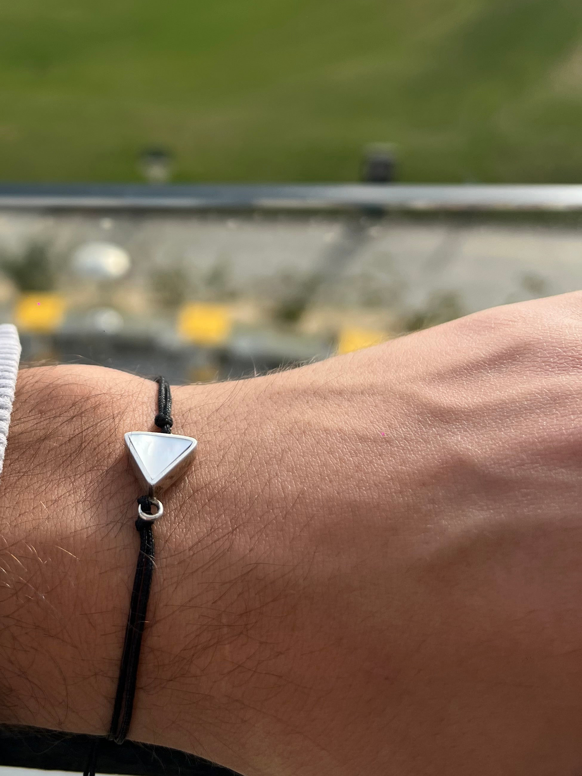 White Trigon Bracelet