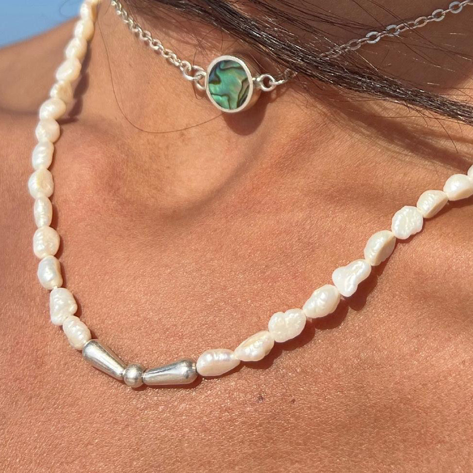 Women’s Silver Shells Choker