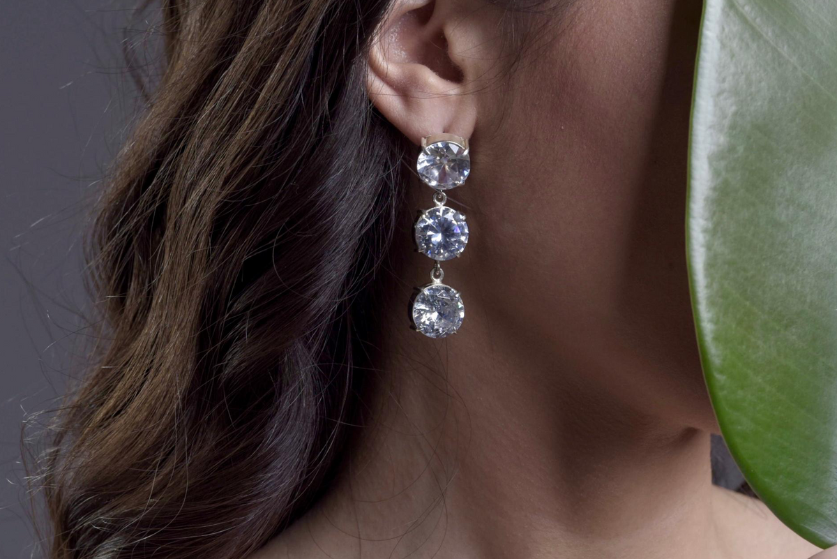 Signature three circlet Earrings