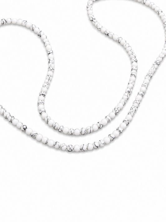 White Beaded waist chain