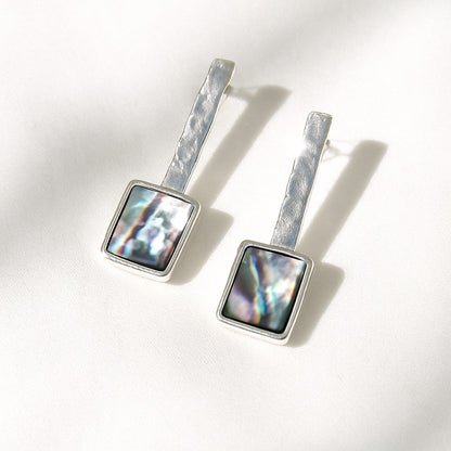 Sterling Silver Cove Earrings