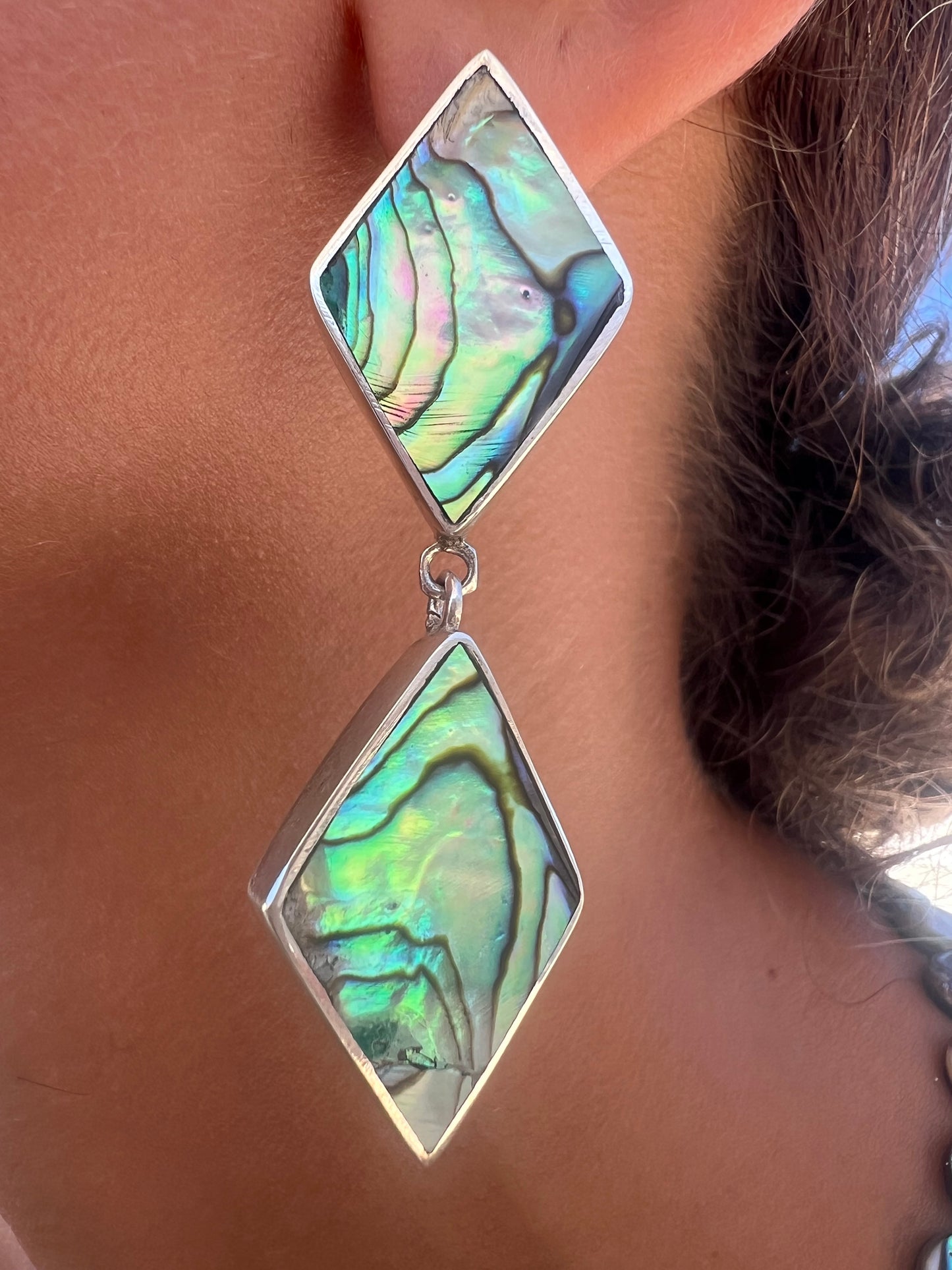 Double Rhomoid Earrings