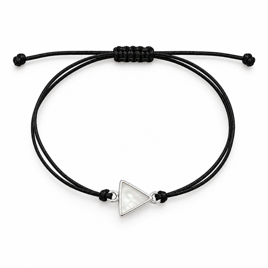 White Trigon Bracelet
