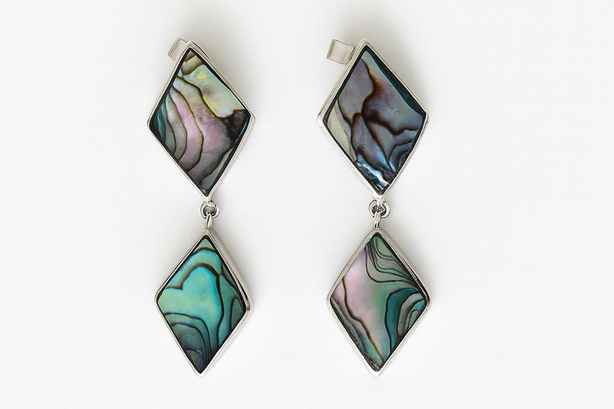 Double Rhomboid Earrings