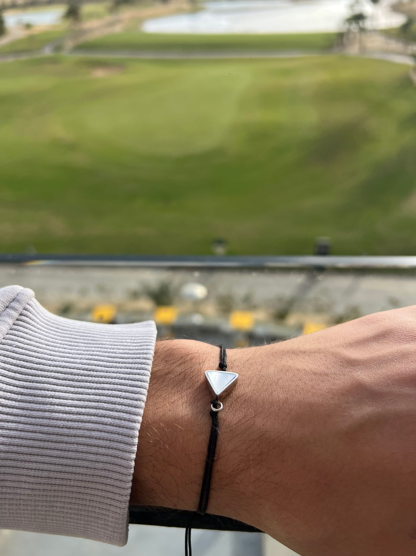 White Trigon Bracelet
