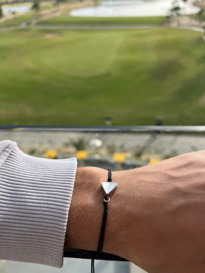 White Trigon Bracelet