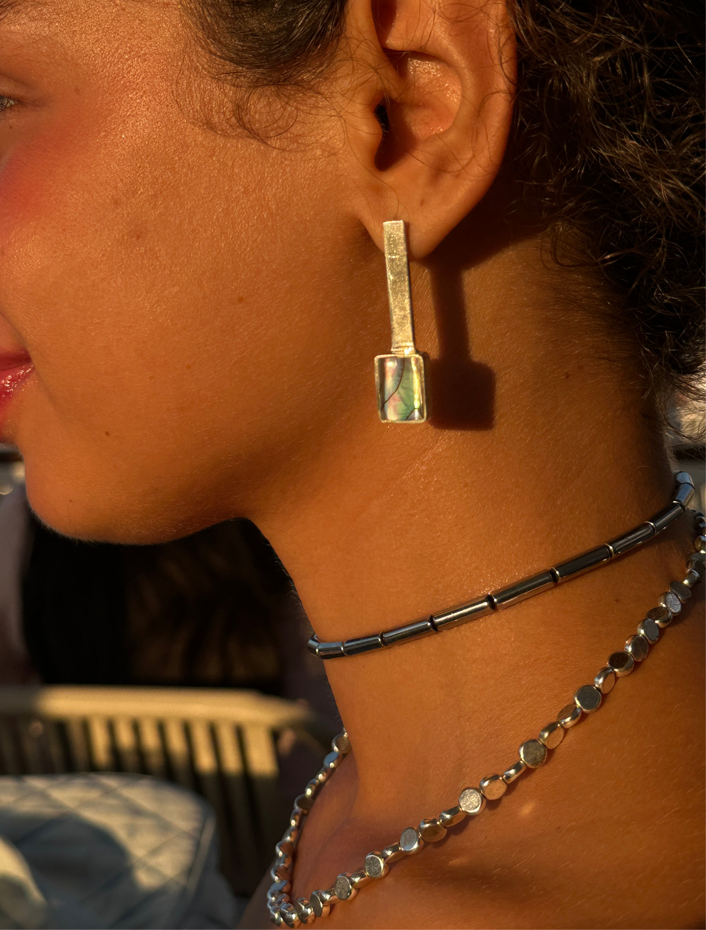 Sterling Silver Cove Earrings