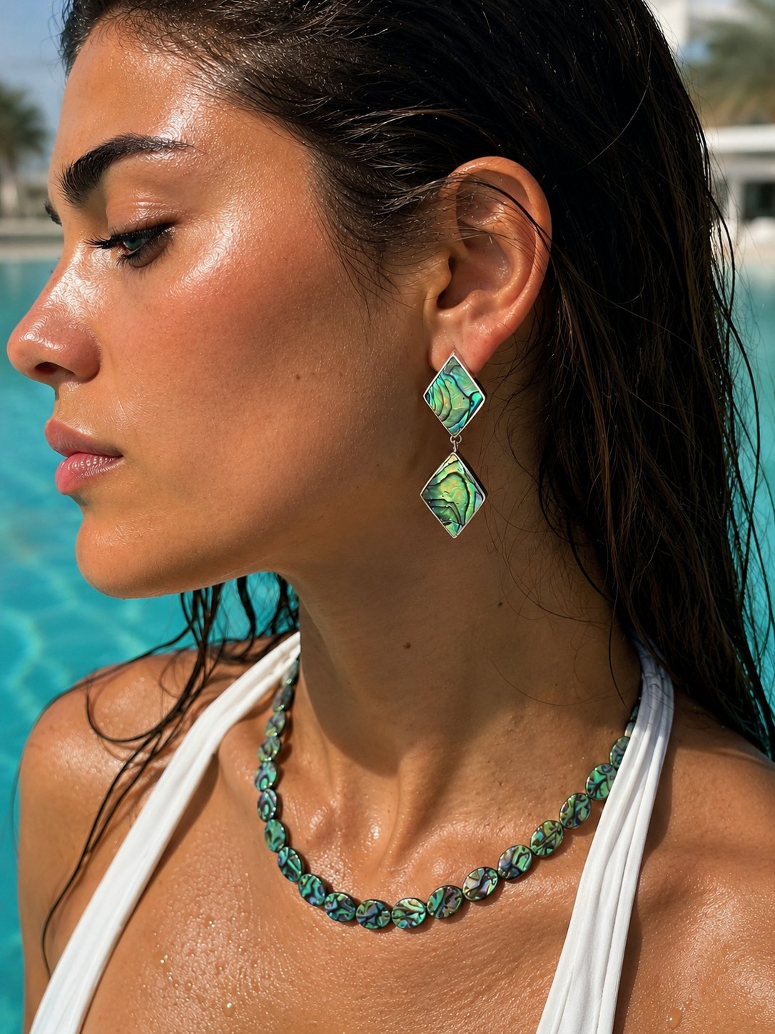 Double Rhomboid Earrings