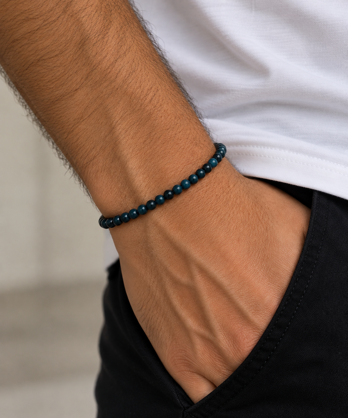 Petroleum Beads Bracelet