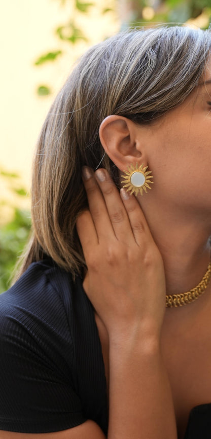 New Collection Sun Earrings