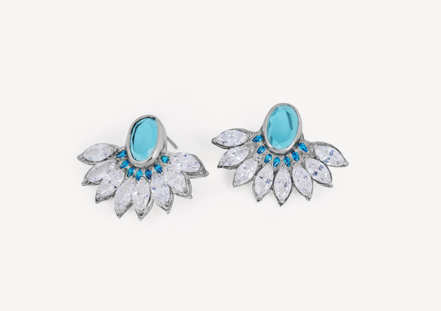 Handmade Formal Partial Blossom Earrings