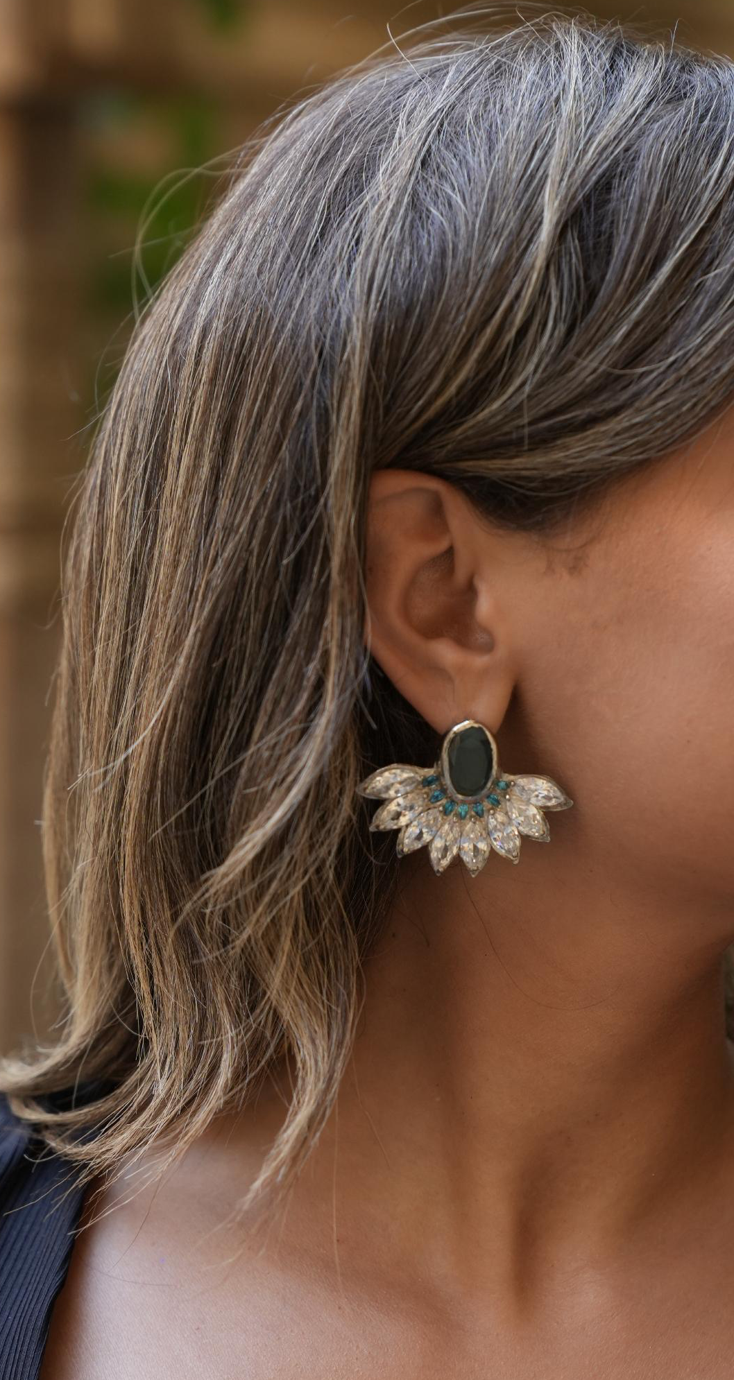 Handmade Formal Partial Blossom Earrings