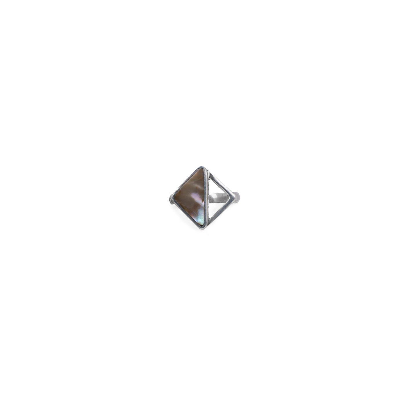 Half Trigon ring handcrafted