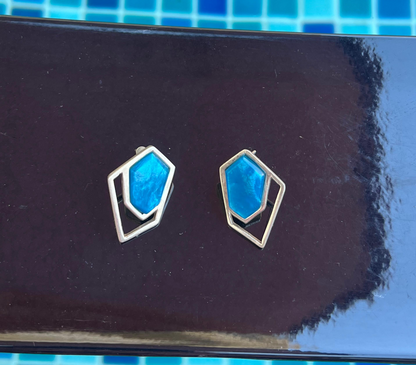 Aqua Earrings