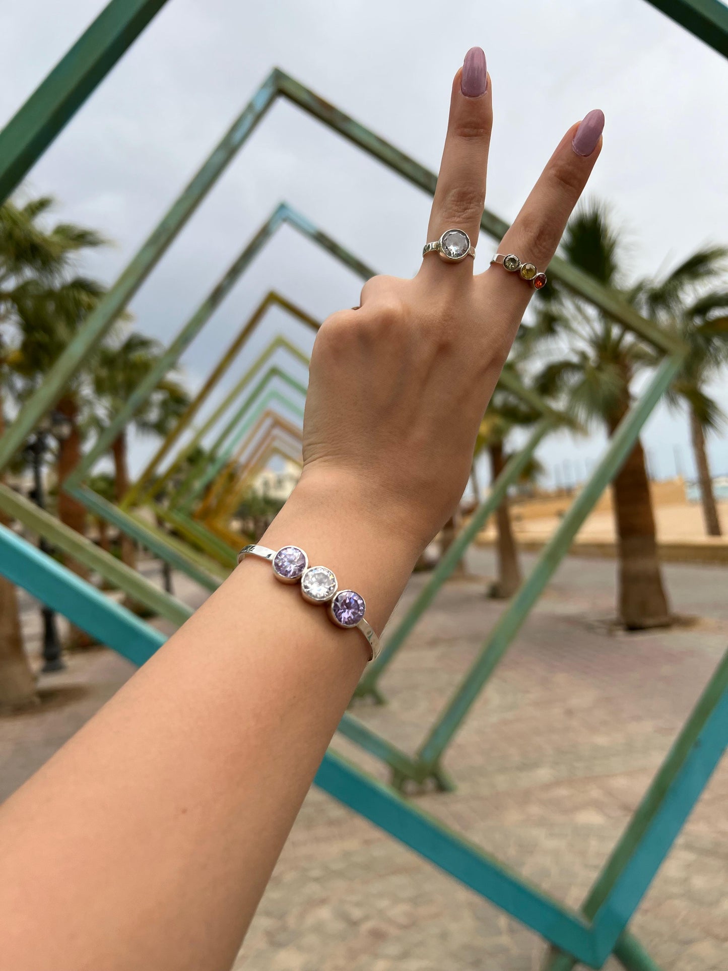 One Crystal Ring