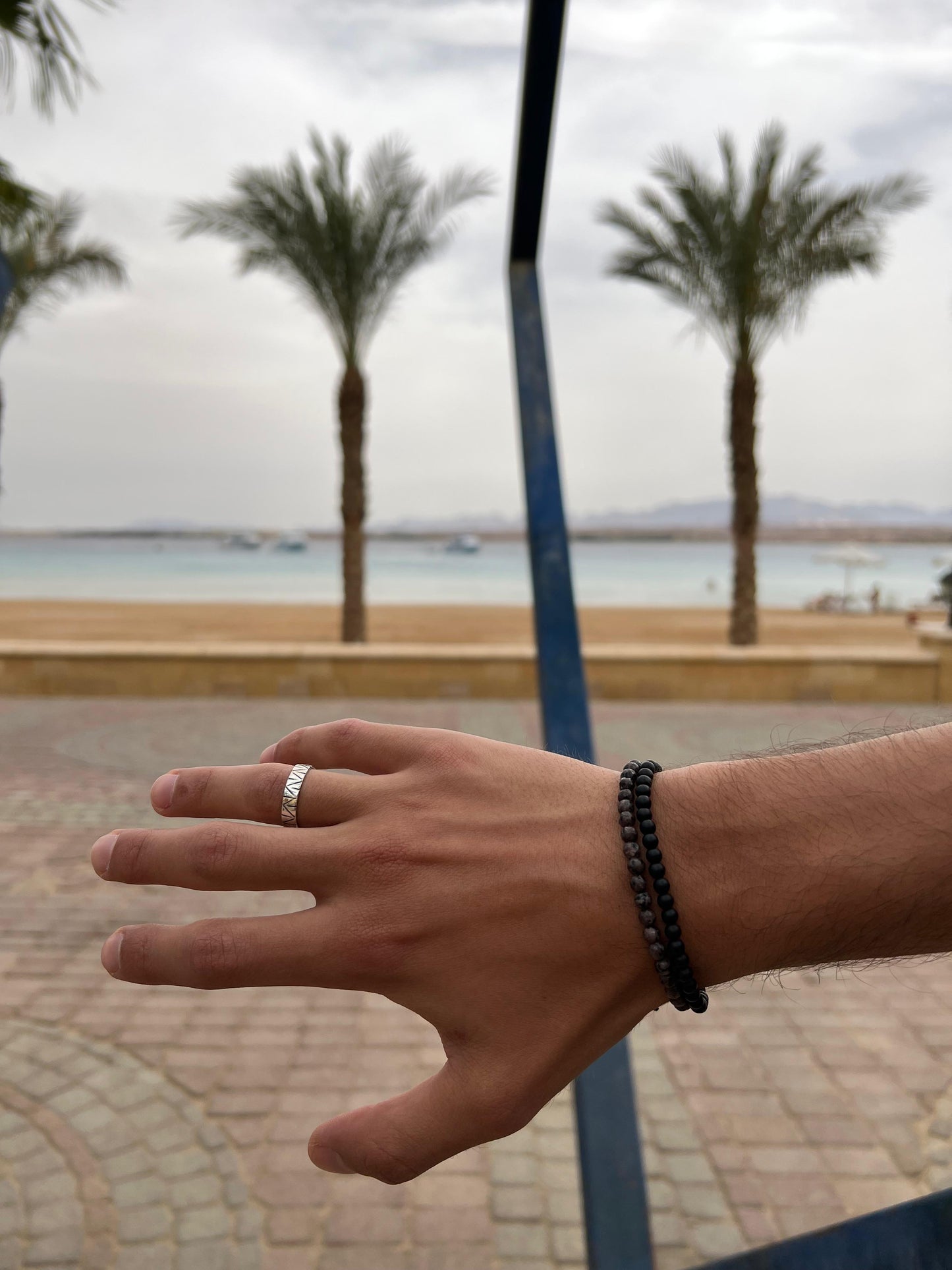Men Zebra Ring