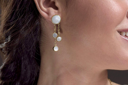 Three Droplet Earrings