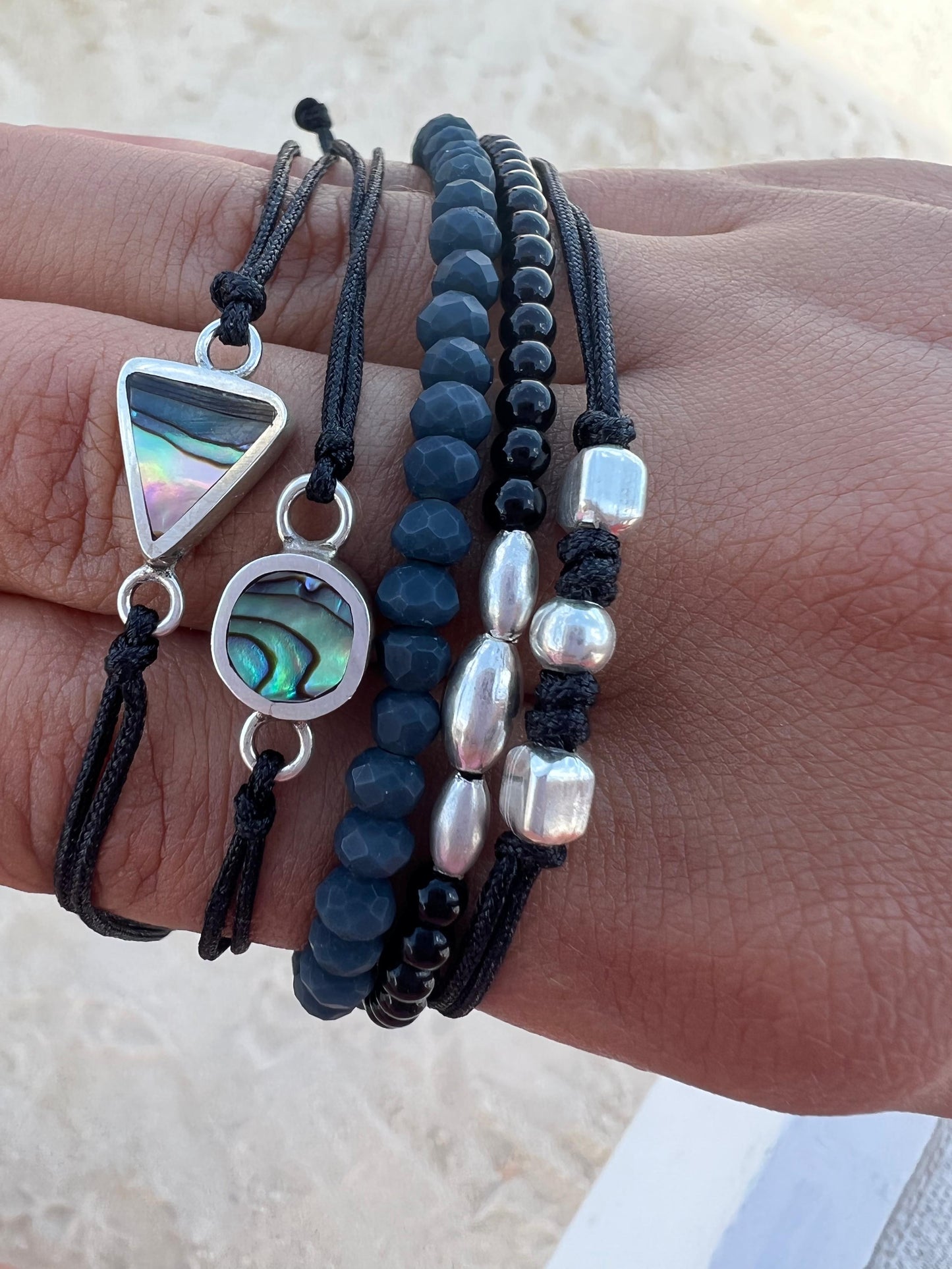 Mother of Pearl trigon bracelet
